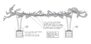 Sculptural engineering drawings